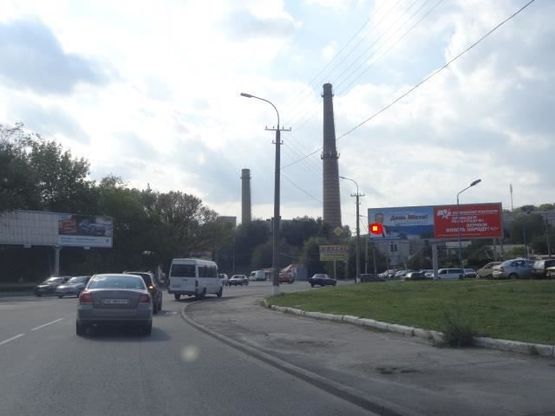 Фото рекламной плоскости по адресу Космическая ул. - Мандрыковская ул., левая