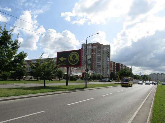 Фото рекламной плоскости по адресу Червоної Калини просп. - Довженка вул., 2