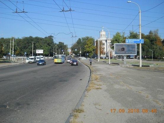 Фото рекламной плоскости по адресу вул.Гребельна -пляж,бул.Вінтера, ст.А (призматрон)