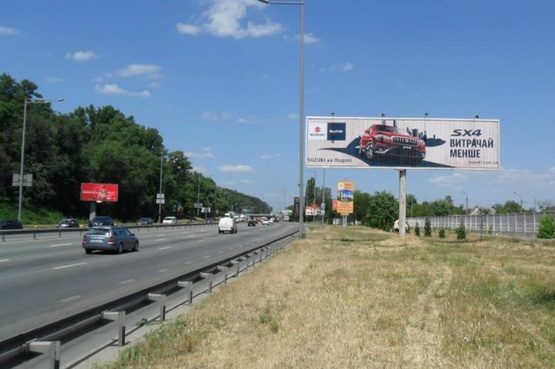 Фото рекламной плоскости по адресу Надднепрянское шоссе, автозаправка "Даккар"