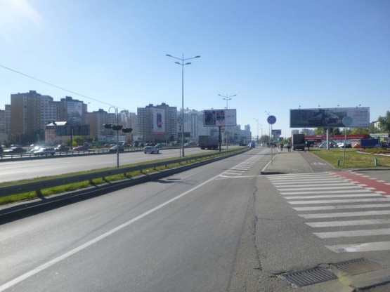 Фото рекламной плоскости по адресу Бажана проспект развязка. с Петра Григоренка