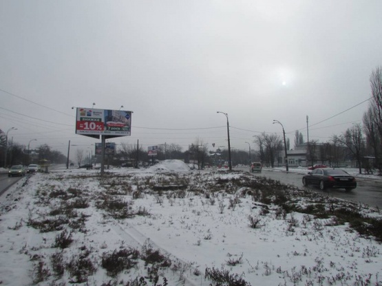 Фото рекламной плоскости по адресу Стеценка / Туполева , рух до центру міста