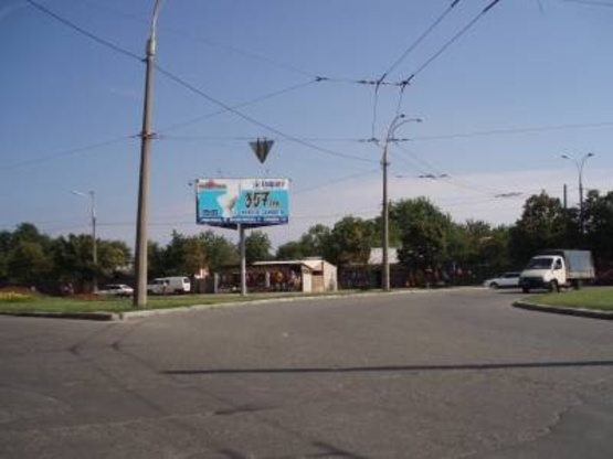 Фото рекламної площини за адресою Стеценка / Туполева , рух із  центру міста по вул. Туполева