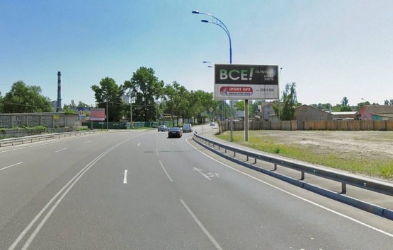 Фото рекламной плоскости по адресу вул. Сортувальна / вул. Канальна