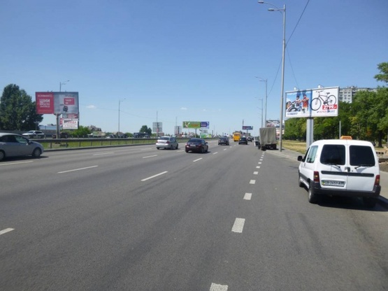 Фото рекламной плоскости по адресу Окружная дорога / напротив ул. Литвиненко-Вольгемут по ходу к проспекту Победы
