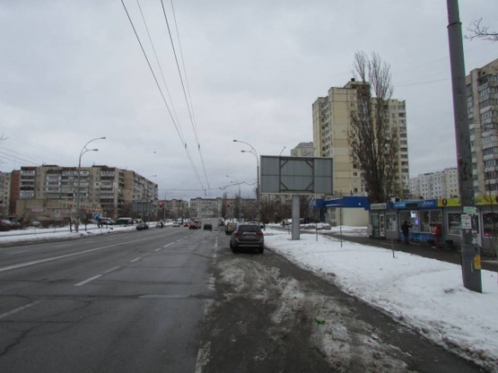 Фото рекламной плоскости по адресу Героев Днепра, 42