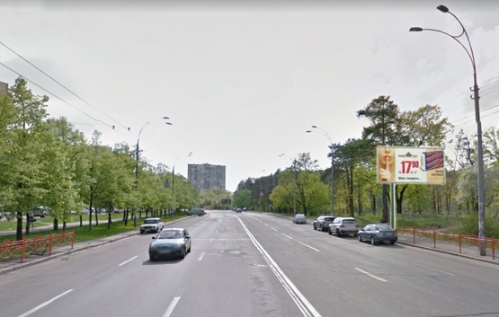 Фото рекламной плоскости по адресу Георгія Гонгадзе (Радянської України) проспект, 24 навпроти