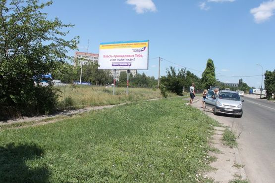Фото рекламной плоскости по адресу ул. Победы (ТВЦ ДОМиНИКА)