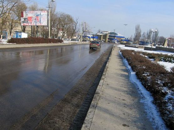 Фото рекламной плоскости по адресу ул. Транспортная (Центральная проходная порта)