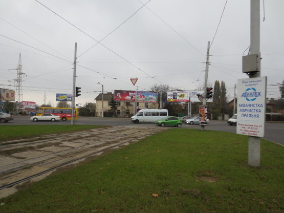 Фото рекламной плоскости по адресу Люстдорфская дорога №44 пл.Толбухина левая А1