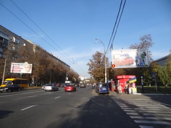 Фото рекламної площини за адресою Воздухофлотский пр.31-  ул. Просвещения (КИСИ) к Соломенской пл.