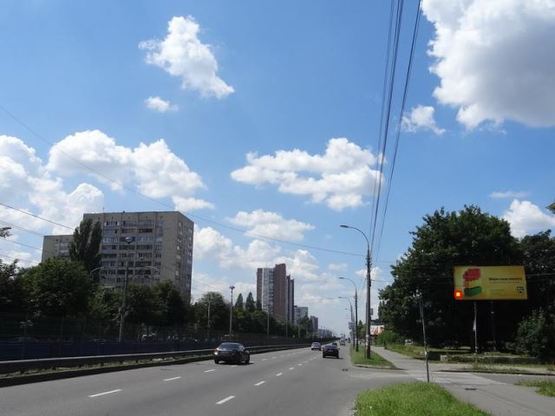 Фото рекламной плоскости по адресу Курбаса пр. - ул.Верхoвинця, 2б