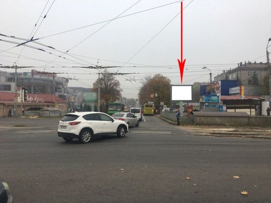 Фото рекламної площини за адресою s160A,вул. Титова - вул. Макарова