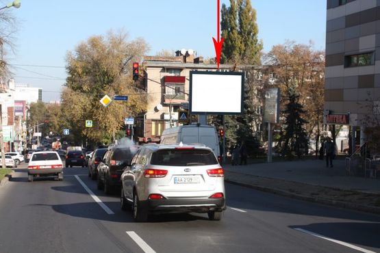 Фото рекламної площини за адресою t016A,вул. Січових Стрільців, 21А, біля супермаркету "АТБ", біля світлофора