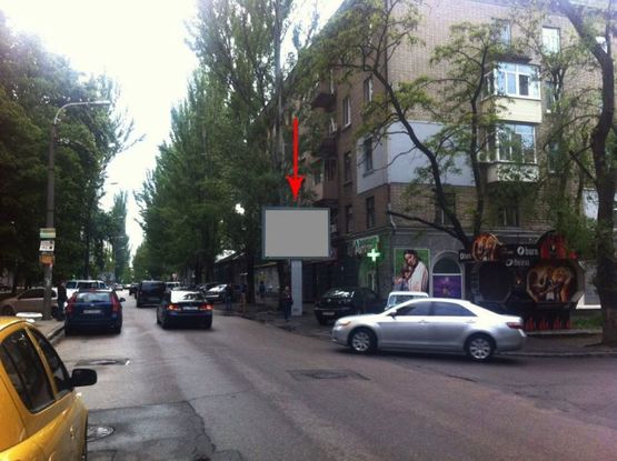 Фото рекламної площини за адресою s024A,вул. Шевченко - вул. Олеся Гончара