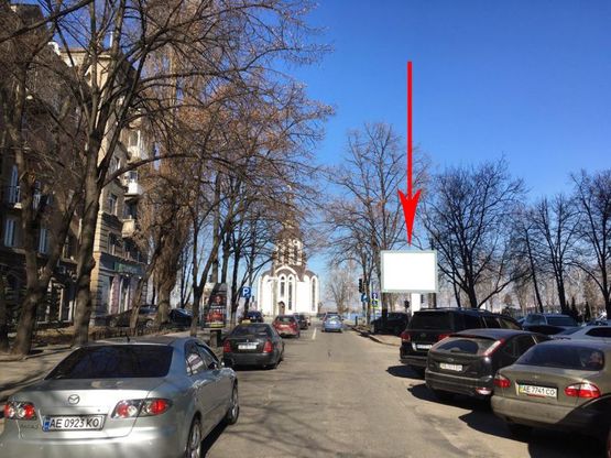 Фото рекламної площини за адресою s142A,вул. Європейська, 30