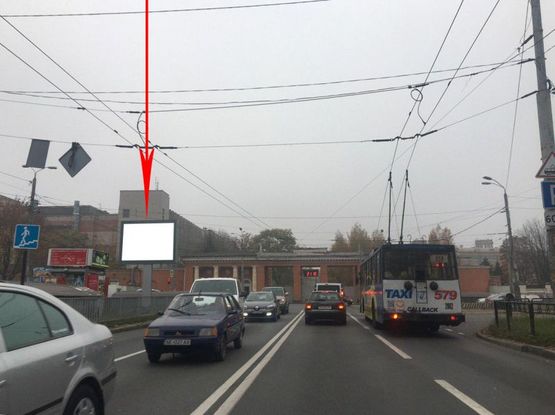 Фото рекламної площини за адресою s160B,вул. Титова - вул. Макарова