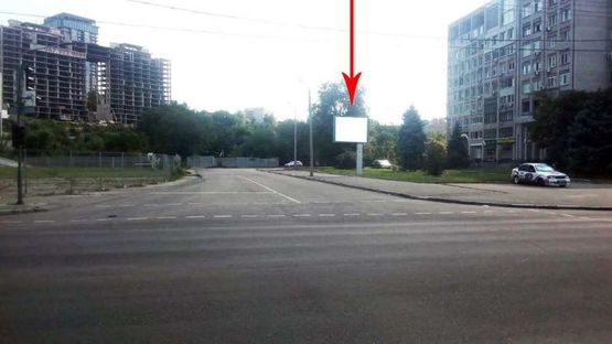 Фото рекламної площини за адресою t006A,вул. Січеславська Набережна - вул. Ливарна