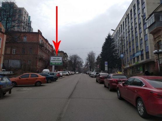 Фото рекламної площини за адресою t060B,вул. Шевченка, 18