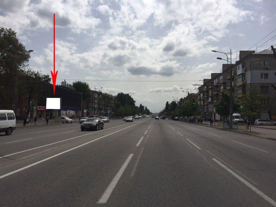 Фото рекламної площини за адресою t126B,просп. Слобожанський, 68/Б, біля  ТЦ "Океан", на світлофорі