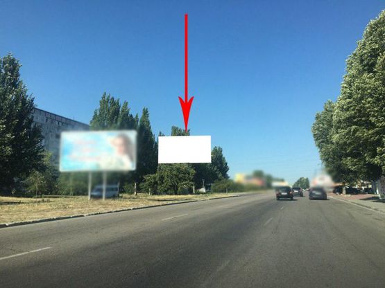 Фото рекламной плоскости по адресу t158A2,Донецьке шосе, навпроти буд. №123  (на розділовій смузі), рух у бік вул. Березинська