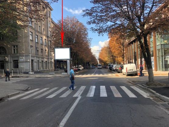 Фото рекламної площини за адресою t160A,вул. Вернадського (Дзержинського), 16