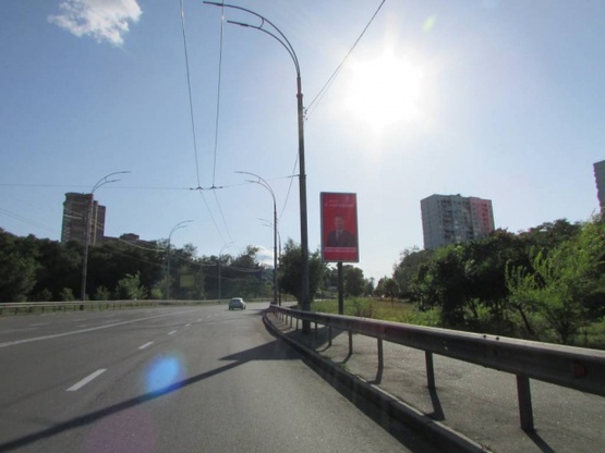 Фото рекламної площини за адресою Протасів Яр, за 300 метрів руху до вул. Солом'янська