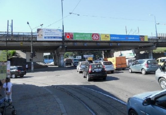 Фото рекламной плоскости по адресу Пересыпский мост