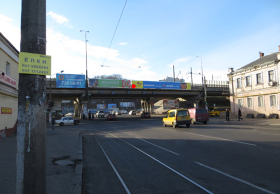 Фото рекламної площини за адресою Пересыпский мост