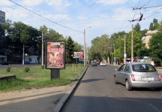 Фото рекламной плоскости по адресу Адмиральский проспект [1 А]