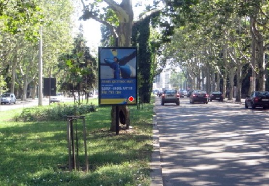 Фото рекламної площини за адресою Адмиральский пр., 1-Б A