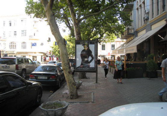 Фото рекламной плоскости по адресу Екатерининская, 11 А