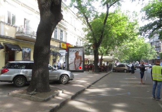 Фото рекламной плоскости по адресу Екатерининская, 18 А