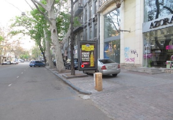 Фото рекламной плоскости по адресу Екатерининская, 21 А