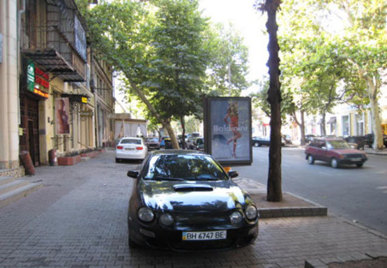 Фото рекламной плоскости по адресу Екатерининская, 21 B