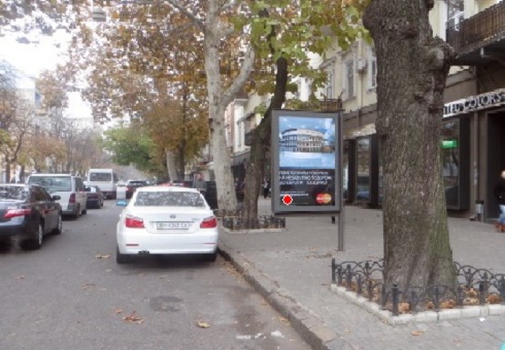 Фото рекламной плоскости по адресу Екатерининская, 28 А