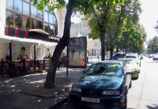 Фото рекламной плоскости по адресу Екатерининская, 33 B