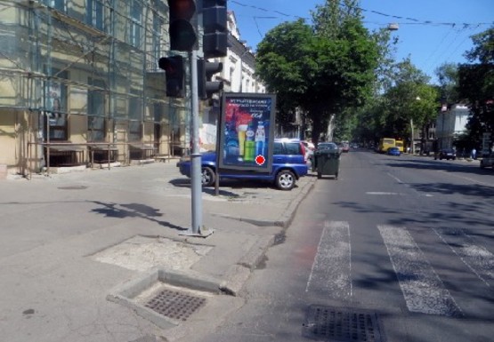 Фото рекламной плоскости по адресу Екатерининская, 48 B