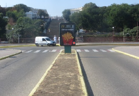 Фото рекламної площини за адресою Мор.вокзал [1 B]