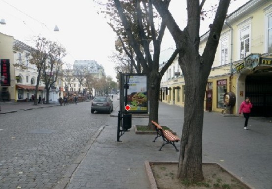 Фото рекламной плоскости по адресу Дерибасовская, 16 А