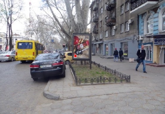 Фото рекламної площини за адресою Пушкинская, 45 А