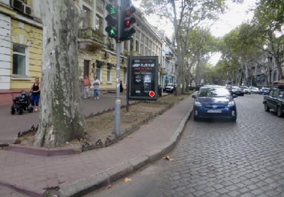 Фото рекламної площини за адресою Пушкинская, 31 - Еврейская В