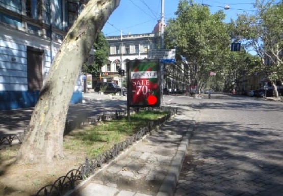 Фото рекламної площини за адресою Пушкинская, 16 А