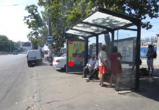 Фото рекламной плоскости по адресу Жд вокзал, скоростная 2 А, остановка