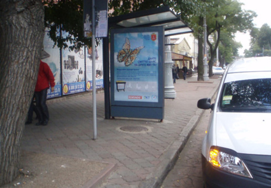 Фото рекламної площини за адресою Преображенская - Б.Арнаутская 99 B, остановка