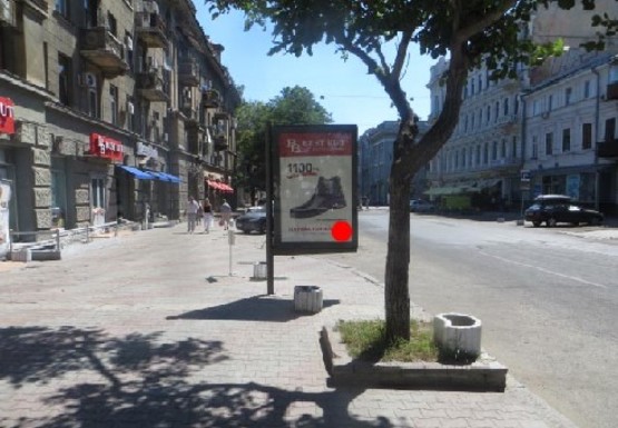 Фото рекламной плоскости по адресу Греческая, 30 B