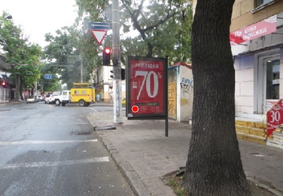 Фото рекламної площини за адресою Канатная ул., 70 - М. Арнаутская ул. А