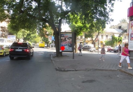 Фото рекламной плоскости по адресу Екатерининская ул., 81