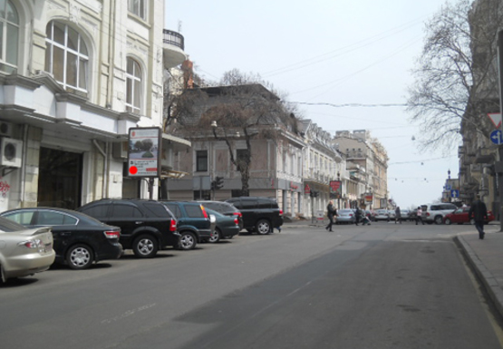 Фото рекламної площини за адресою Ланжероновская ул., 24 - Екатерининская ул., 12 В