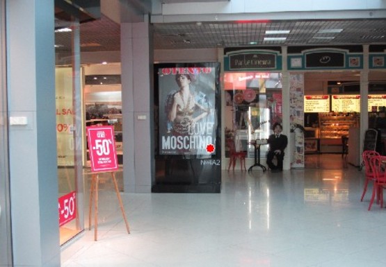 Фото рекламної площини за адресою ТЦ Fontan Sky холл №1А1